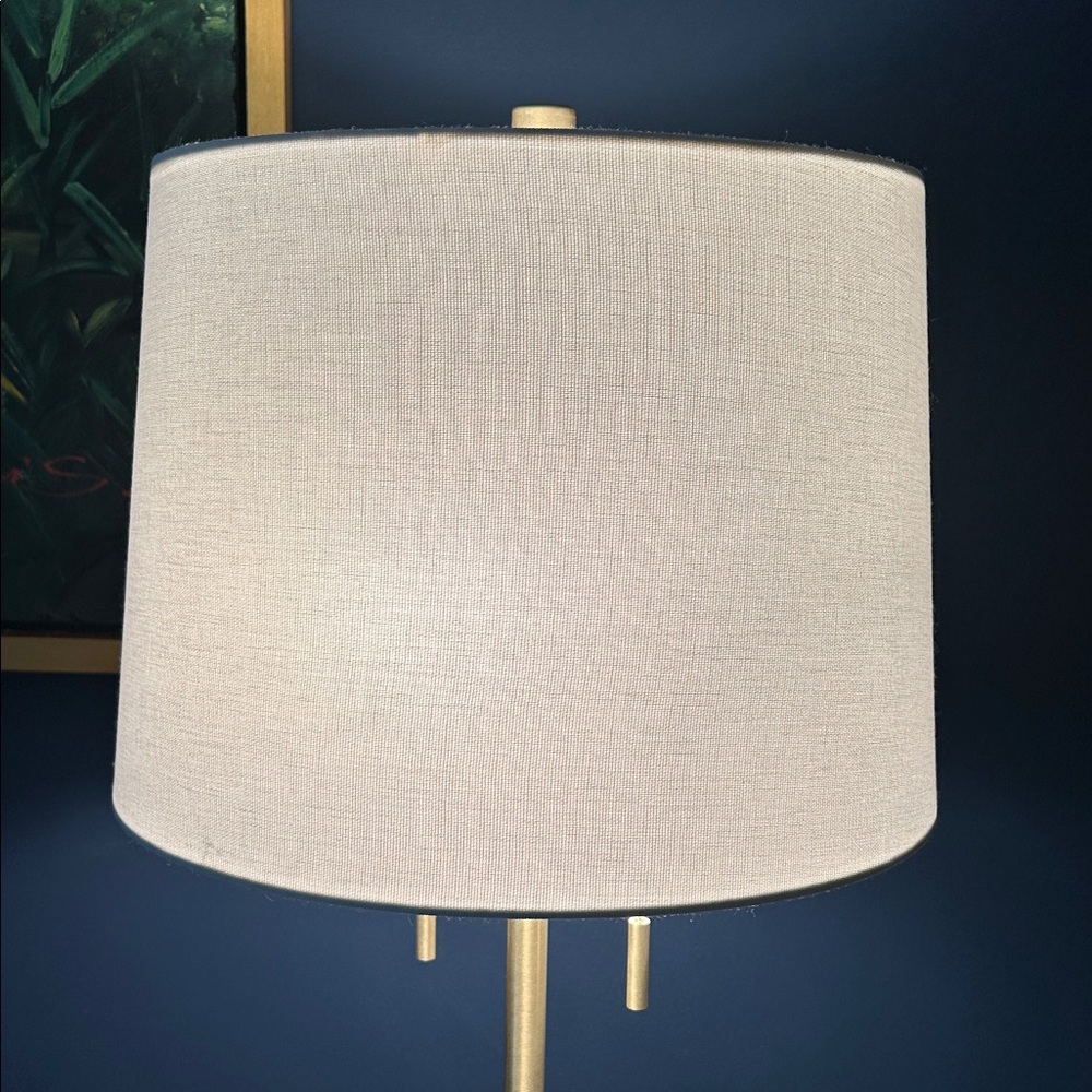 Textured Drum White Lampshade 12”D x 10” H